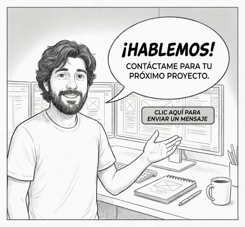 Espacio de trabajo minimalista y creativo